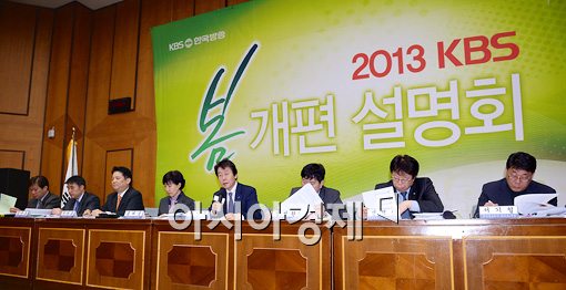 [포토]2013 KBS 봄 개편 설명회