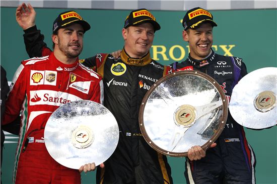지난 3월 17일 호주 멜버른 앨버튼 파크에서 열린 2013 F1 그랑프리 시즌 개막전에서 키미 라이코넨(로터스)이 우승을 차지하며 2013 F1 시즌 시작을 알렸다.