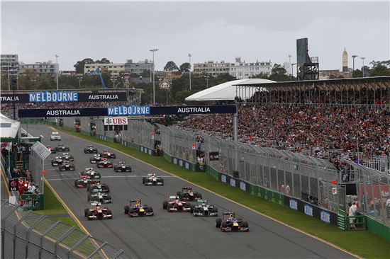 호주 멜버른 앨버튼 파크에서 열린 2013 F1 그랑프리 시즌 개막전