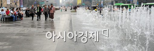 [포토]이상고온의 서울 시내 