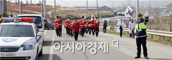 함평경찰,  4·8독립만세운동 추모식 교통관리 주민들 호응