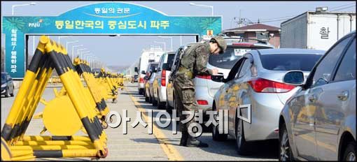 [포토]신분증 검사하는 군 장병