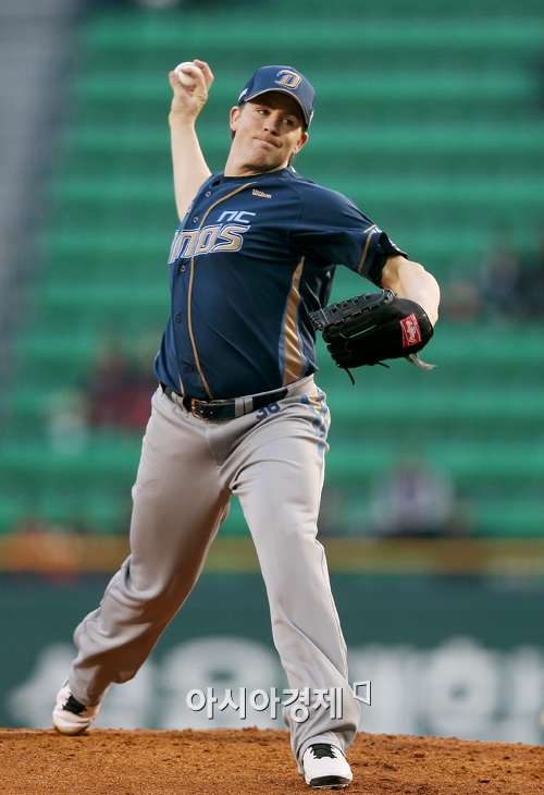 [포토] NC 다이노스 에릭의 역투