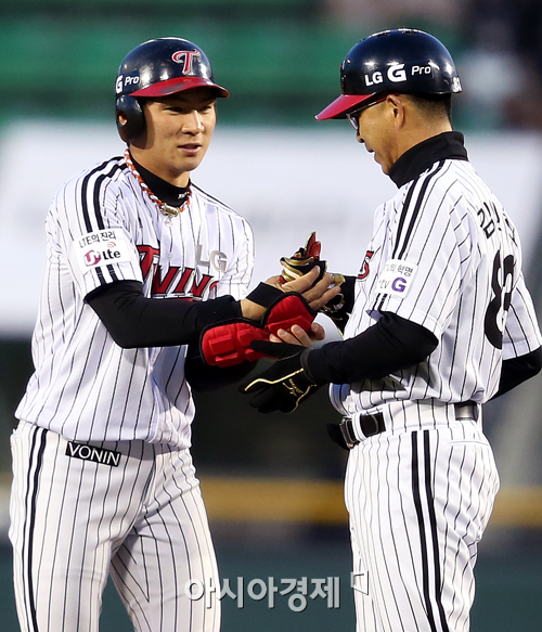 [포토] 오지환 2타점 미소