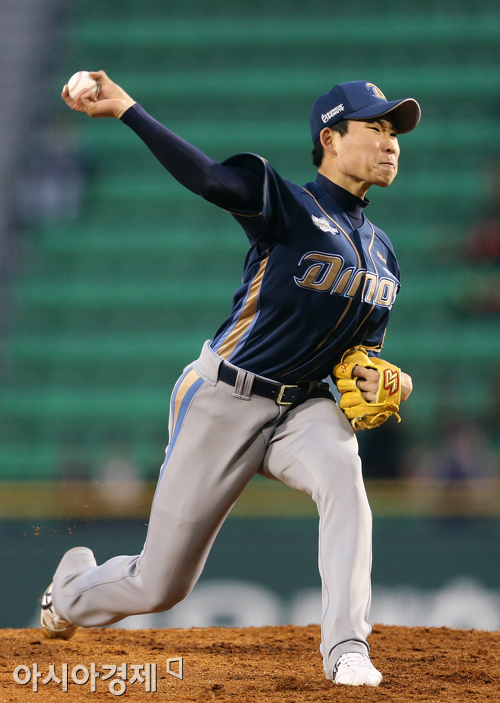 [포토] 이재학 '승리 위한 역투'