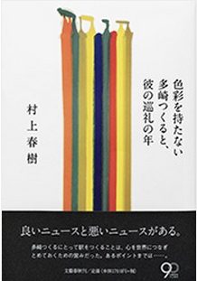 ▲무라카미 하루키의 신작 '색채가 없는 다사키 쓰쿠루와 그의 순례의 해'(출처: 출판사 문예춘추 홈페이지)