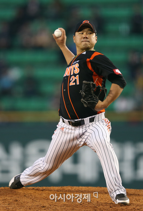 [포토] 롯데 선발투수 송승준
