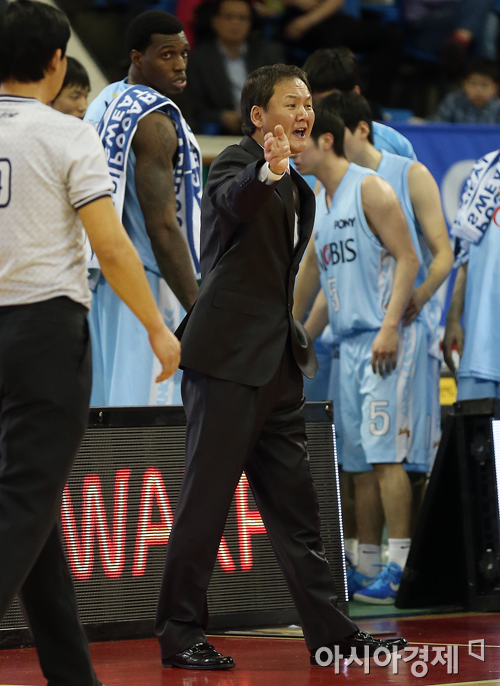 [포토] 판정 항의하는 유재학 감독