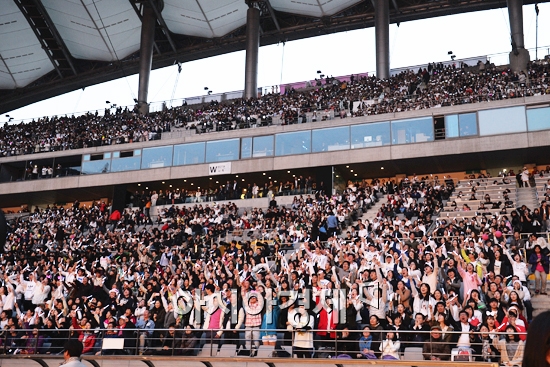 [포토]싸이 콘서트, '상암벌'에 모인 수많은 인파