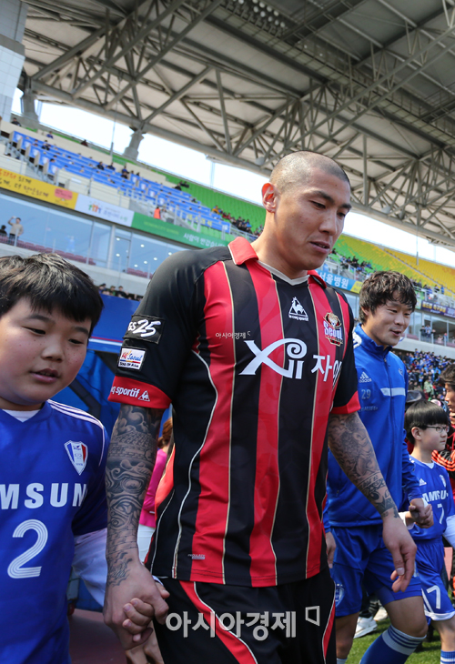 [포토] 차두리 슈퍼매치 출격