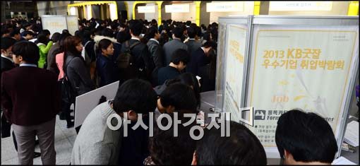 [포토]붐비는 구직자들