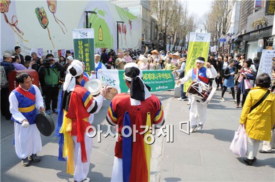 [포토]서울 인사동에  “담양 죽물시장이 떴다”