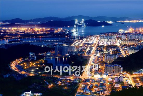 광양 중마동 야경