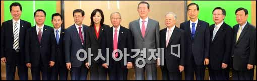 [포토]현오석 부총리, 경제5단체장들과 첫 간담회