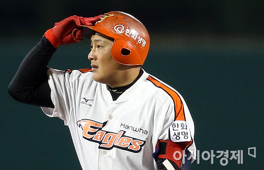 [포토] 김태균 2타점 추격타