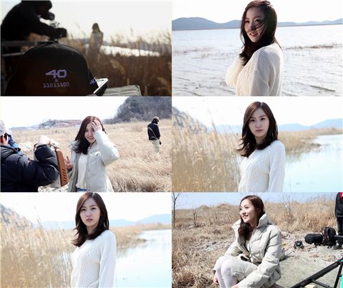 40 '봄을 노래하다' MV 메이킹 공개… 나해령 '꽃미모' 눈길