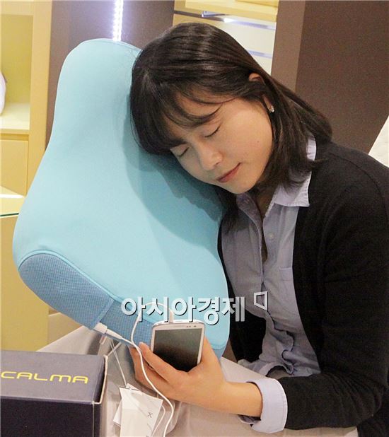 [포토]불면증에 도움이되는 음악베개, 까르마"리듬패드"