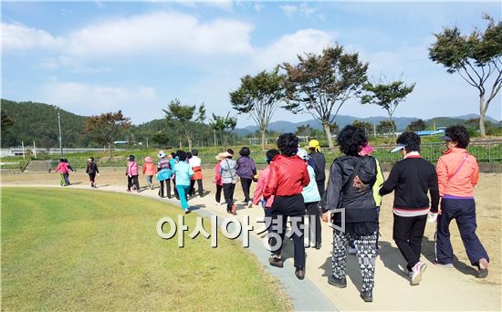 장성은 마을마다 걷기운동 열풍!