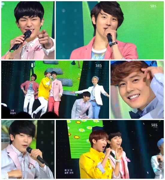 '인기가요' 제아파이브, 매력 퍼포먼스··'황광희 깜짝 출연'