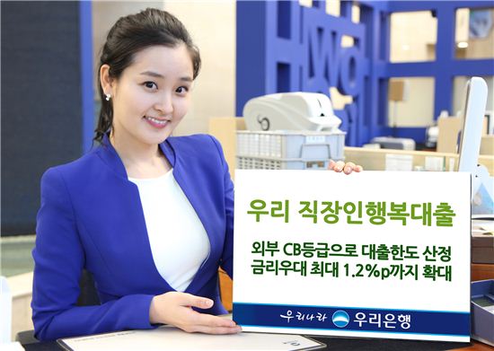우리銀, 대출한도 산정 간편한 '직장인행복대출' 출시