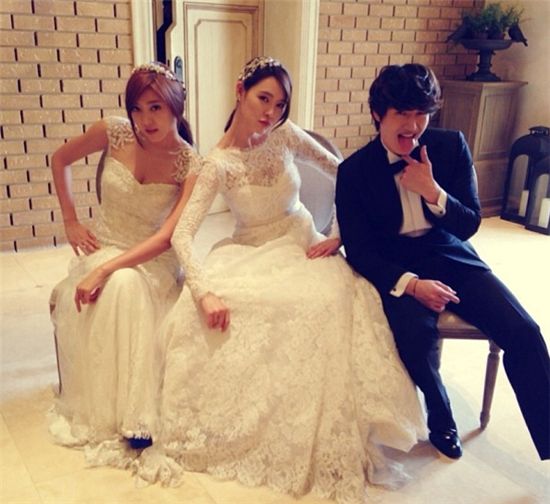 손담비 웨딩드레스, 그윽한 눈빛..고혹적인 여신의 자태