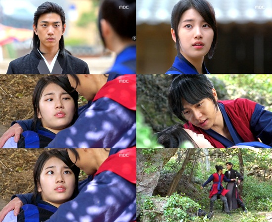 '구가의 서' 이승기-수지, 밀착 스킨십 '두근두근'