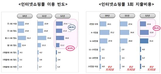서울시민 93%, 한 달 1회 이상 '인터넷쇼핑' 한다