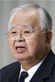 ▲요네쿠라 히로마사 게이단렌 회장