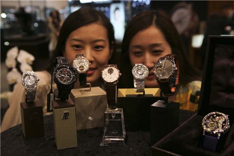[포토]현대百, 스위스 시계 박람회 출품작 한국 최초 전시