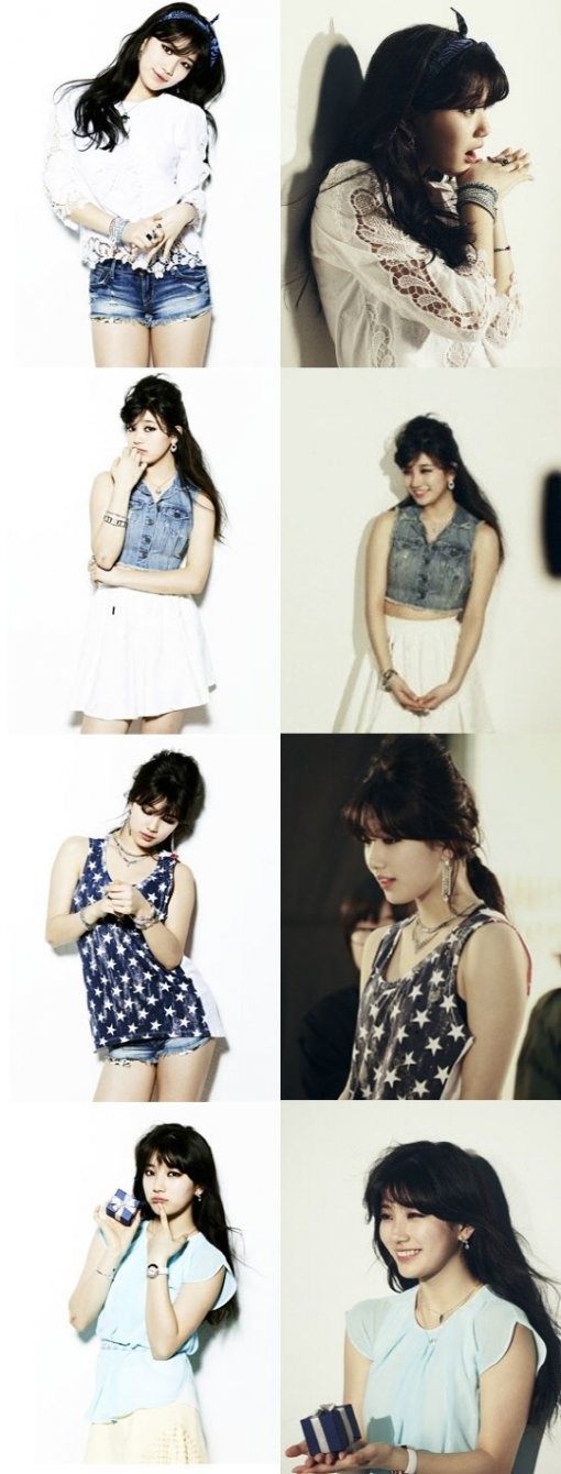 수지 보정 전후 비교, "직찍 맞아?" 화제 