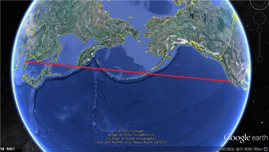 ‘방한’ 래리 페이지, 구글 어스로 행보봤더니...2만km 강행군