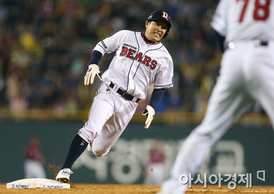 [포토] 임재철 '홈까지 전력질주'