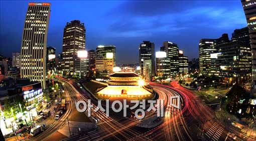 [포토]야간 조명켜진 숭례문