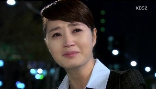 김혜수 눈물(출처 : KBS2 방송 캡쳐)