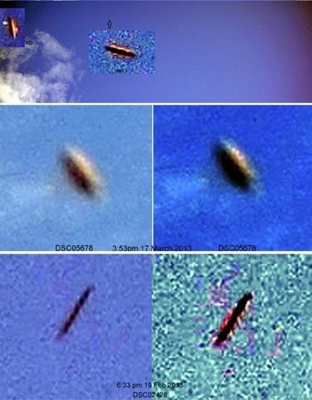 수백 대의 UFO 사진 "얼룩인줄 알았더니…"