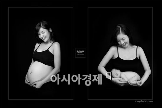 장영란 출산전후 화보, 모성애 가득 담긴 미소 눈길