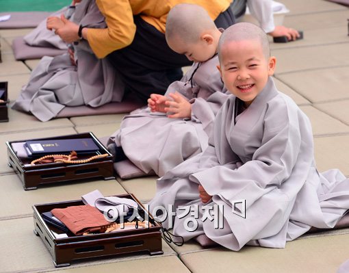 [포토]밝은 미소의 동자승 