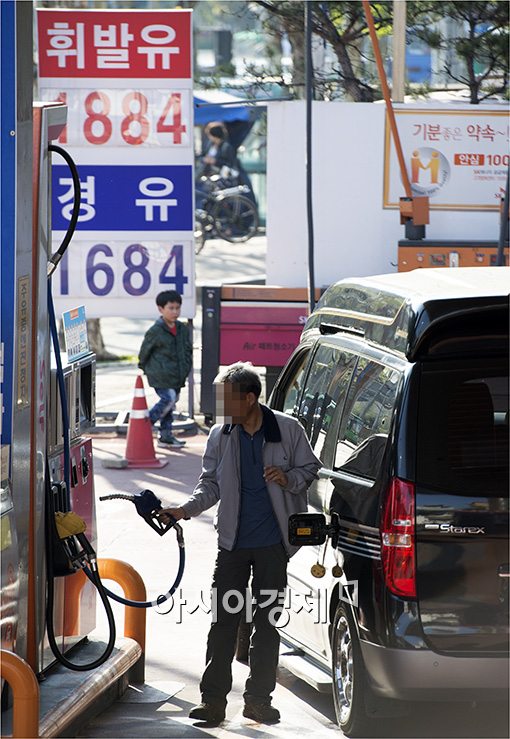 [포토]휘발유값 8주 연속 하락
