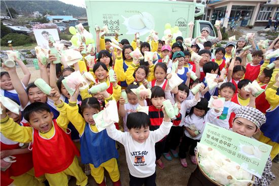 뚜레쥬르, 도서산간지역 어린이에게 빵 2000개 선물