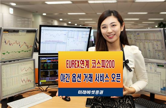 미래에셋證, 유럽파생상품거래소 연계 '코스피200 야간 옵션' 오픈