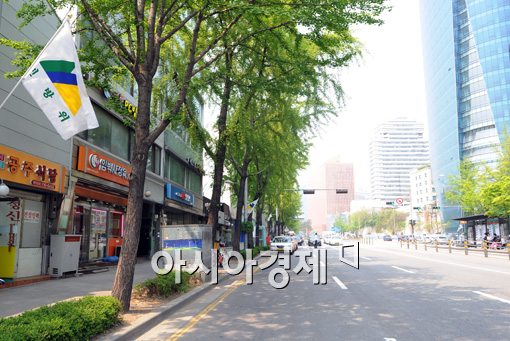 [포토]민방위 훈련에 텅 빈 거리 