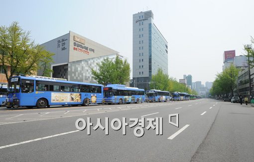 [포토]"지금부터 민방위 훈련을 시작합니다"