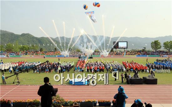 [포토]전남도민체육대회 개막, 4일간 열전 