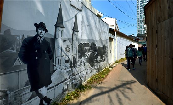 민족시인 이상화 고택으로 가는 골목길