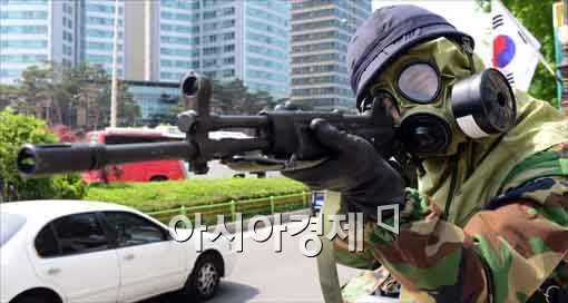 [포토]실제 아닌 훈련