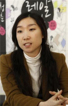 ▲ 한지혜 청년유니온 위원장