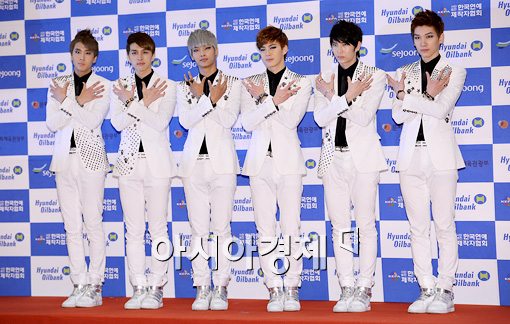 [포토]빅스 '멋진 무대 기대하세요'