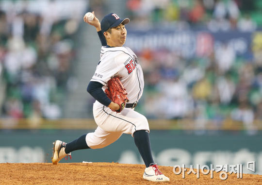 [포토] 유희관 역투