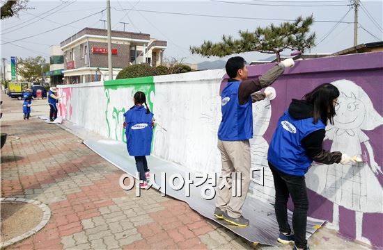 장성 동화면 소재지, 아름다운 색으로 물들다!