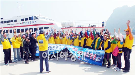 조선대학교 총동창회,영토 수호 위한 독도 방문행사 개최